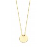 COLLIER ROND OR JAUNE