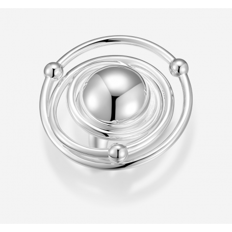 BAGUE ARGENT PIANEGONDA