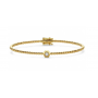 BRACELET OR JAUNE & DIAMANT