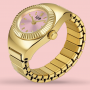 ICE CHOUCHOU GOLD PINK