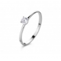 BAGUE OR BLANC