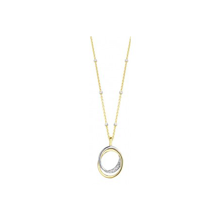 CHAINE + PENDENTIF OR & DIAMANTS
