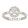 BAGUE OR BLANC & DIAMANTS