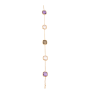 BRACELET OR ROSE AMETHYSTES & QUARTZ