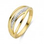 BAGUE OR JAUNE & DIAMANTS