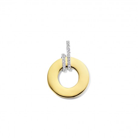 PENDENTIF OR JAUNE & DIAMANTS