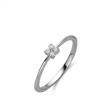 BAGUE OR BLANC & DIAMANTS