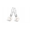 BOUCLES OR BLANC PERLES